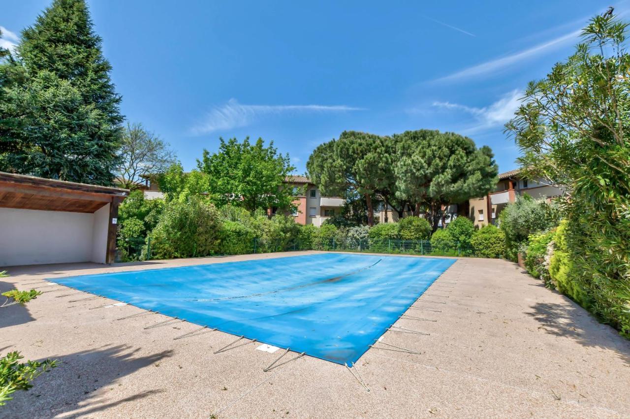 T2 Jardinet Avec Piscine, Parking Et Tennis Toulouse Eksteriør billede